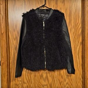 Faux Fur Black Jacket